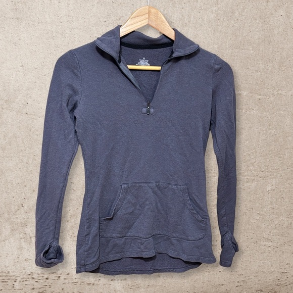 Cuddlduds Charcoal Quarter-Zip Top - Picture 1 of 4